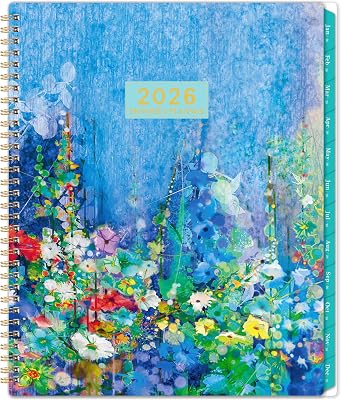 2026 Monthly PlannerCalendar - 9 x 11, JAN. 2026 - DEC. 2026, Large 12 Monthly Planner 2026 with Twin-wire Binding, Inner Pocket,Tabs, Premium Paper