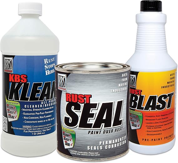 KBS Coatings 57001 Gloss Black Frame Coater Kit, Prep and Coats an Entire Car or Truck Frame