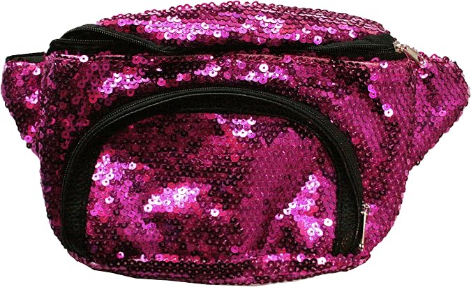 Fashion Sequined Fanny Pack Belt Bag