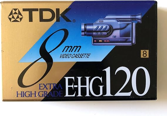 TDK 8mm P6-120 HG High Grade Tape