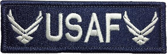Tactical USAF Hook and Loop Touch Fasteners Backing Tab Patch - Navy Blue (Hook-TAB-USAF-NVBL)