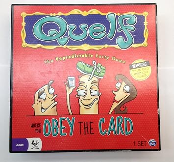 Quelf Board Game with New Cards