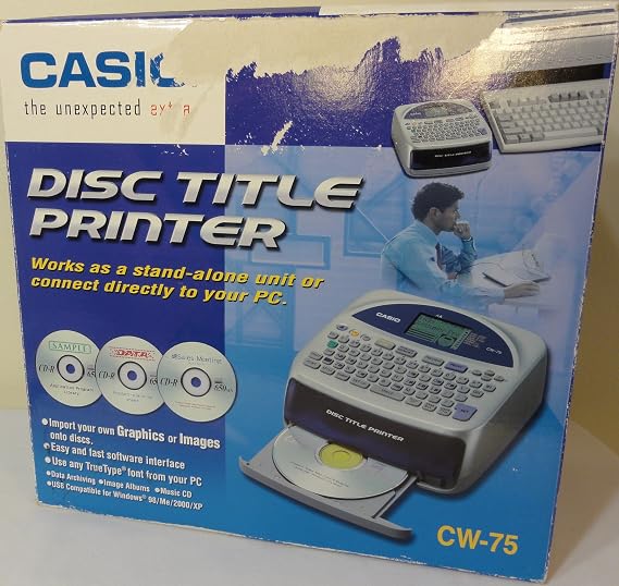 Casio Disc Title Printer with Qwerty keyboard (CW-75)