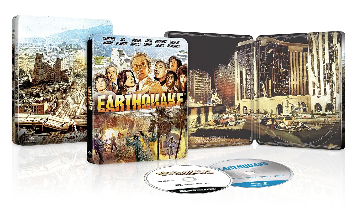 Earthquake - Limited Edition Steelbook 4K Ultra HD  Blu-ray  Digital