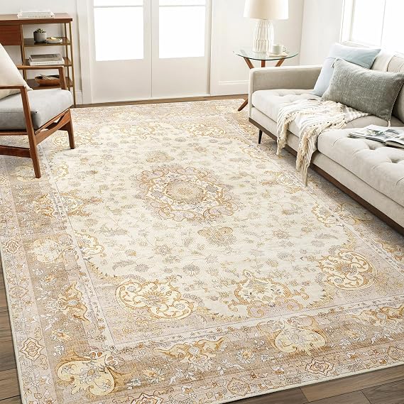 5'x7' Area Rugs Washable,Boho Rug for Living Room Bedroom