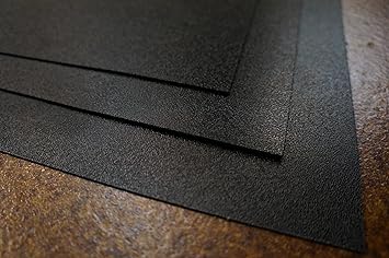 2 Large Black ABS Plastic Sheet 24x24x1/25 (0.04") Car/Audio/Interior/Cover/Customize