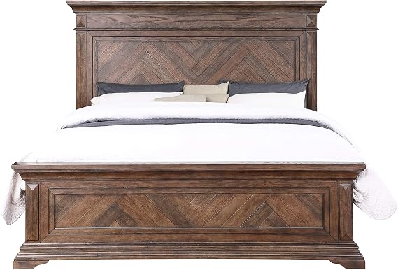 New Classic Furniture 00-658-200 Mar Vista Bed, California King, Walnut