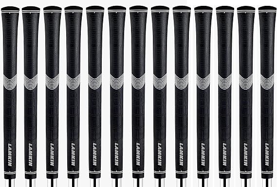 Lamkin Sonar+ Black Out Golf Grip Bundle (13 Piece), Midsize