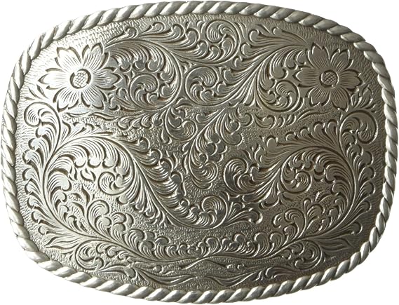 Nocona Men's Rounded Square Buckle
