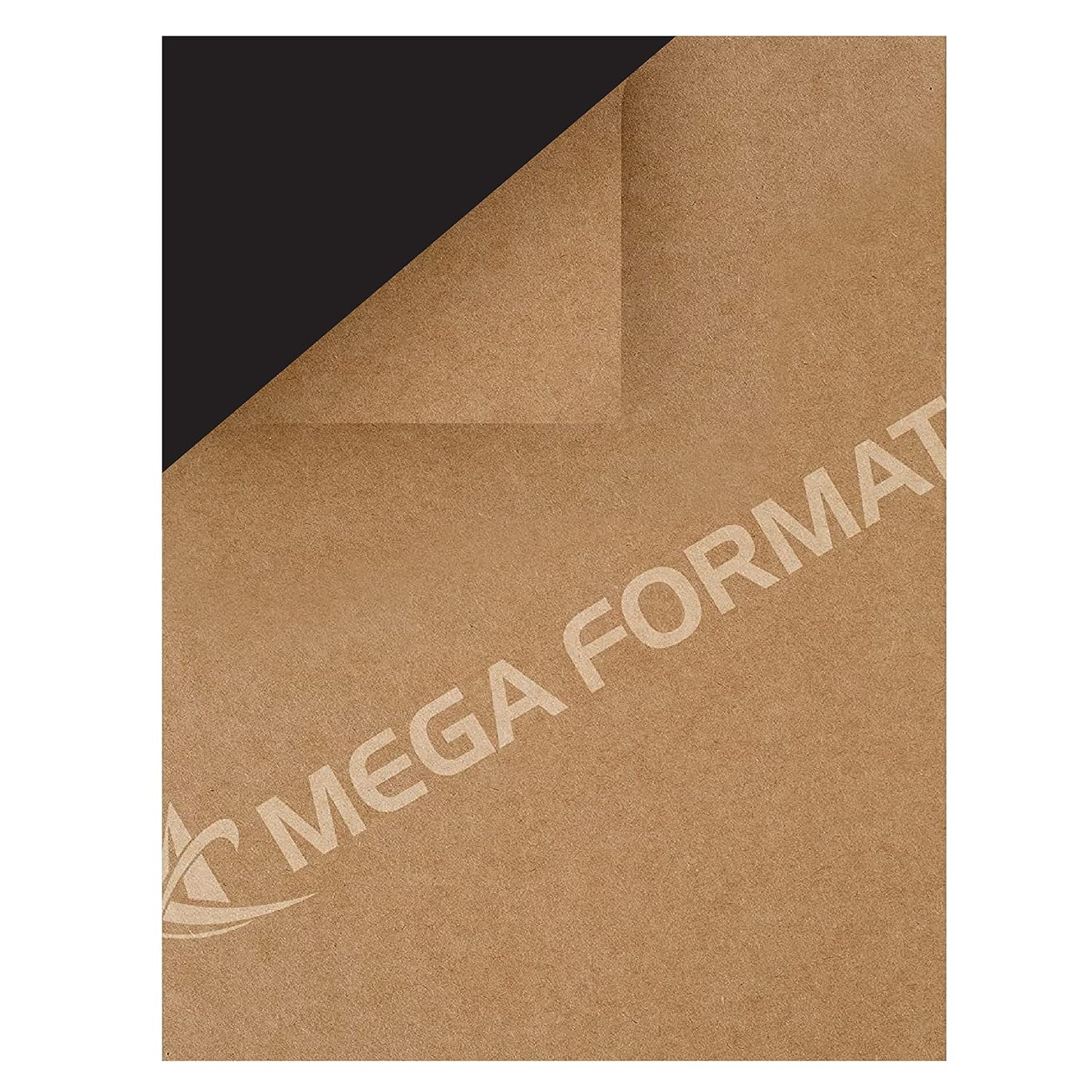 Mega Format Black Acrylic Sheet - Durable Thick Plexiglass Sheeting for Artwork, Covers, Window Panes, Laser Etching Designs - 11 x 14 18 3mm - 1pk