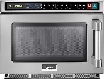 Midea Equipment 2117G1A Commercial Microwave, 2100 Watts, Stainless Steel