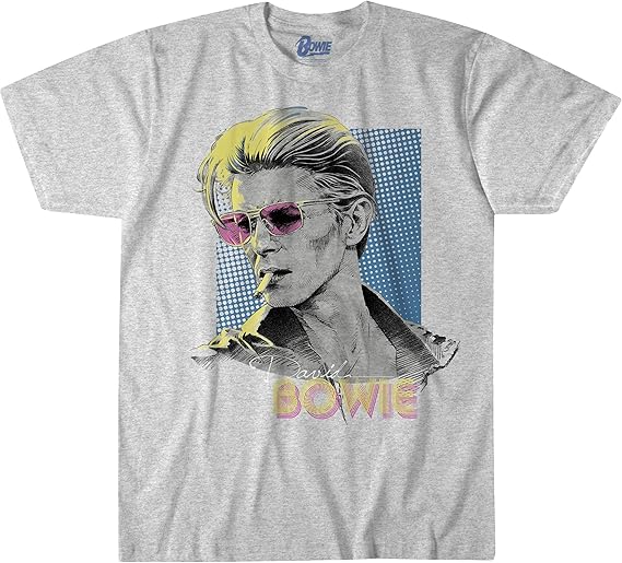 Liquid Blue Unisex Adult David Bowie Bowie Sketch T-Shirt