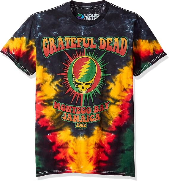 Liquid Blue mens Grateful Dead-montego Bay T-shirt