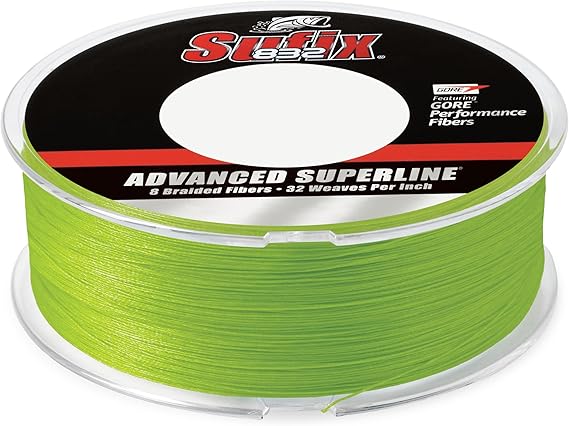 Sufix 832 Braid Line-600 Yards (Neon Lime, 80-Pound)
