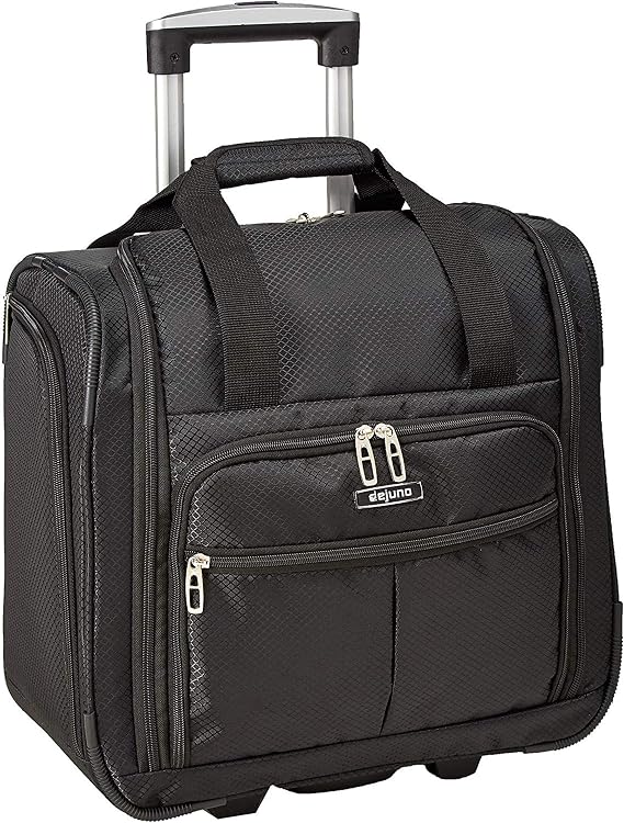 Dejuno Lightweight Underseat 15-Inch Carry-On Rolling Luggage