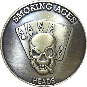 Gamblers Creed Lucky Mojo Heads Tails Challenge Coin