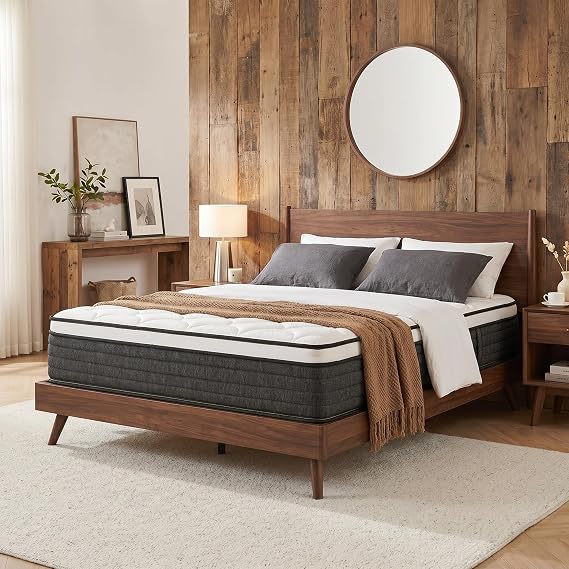 Queen Mattress in a Box, Hybrid Mattresses Queen Size 10 Inch