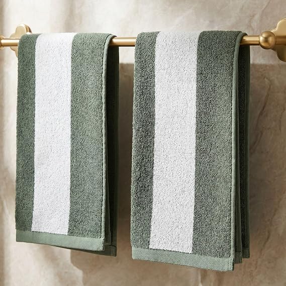 Decorative Hand Towels Set of 2 - Soft Boho Cotton for Bathroom or Kitchen | Absorbent, Lightweight and Quick Drying - Perfect to Elevate Any Bath Decoration at Home