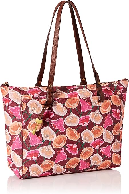 Fossil Women's Leather Tote Handbag