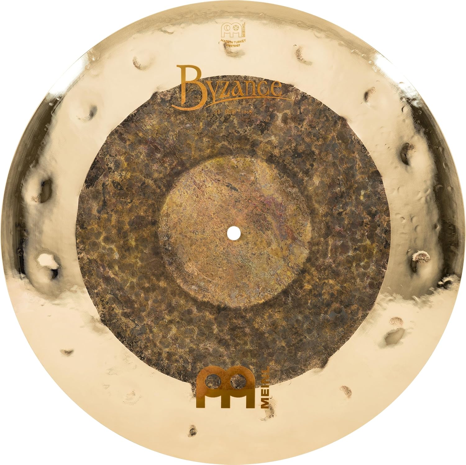 MEINL Byzance Extra Dry Series Crash Cymbal 18 inch Dual Crash B18DUC