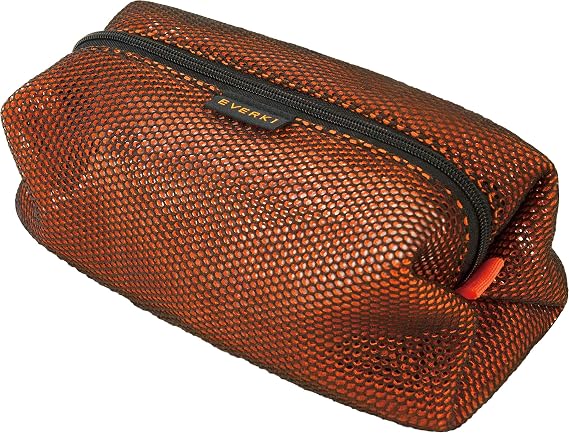 EVERKI Accessory Pouch, Mesh Cable Organizer Travel Bag, Orange - 3.2L