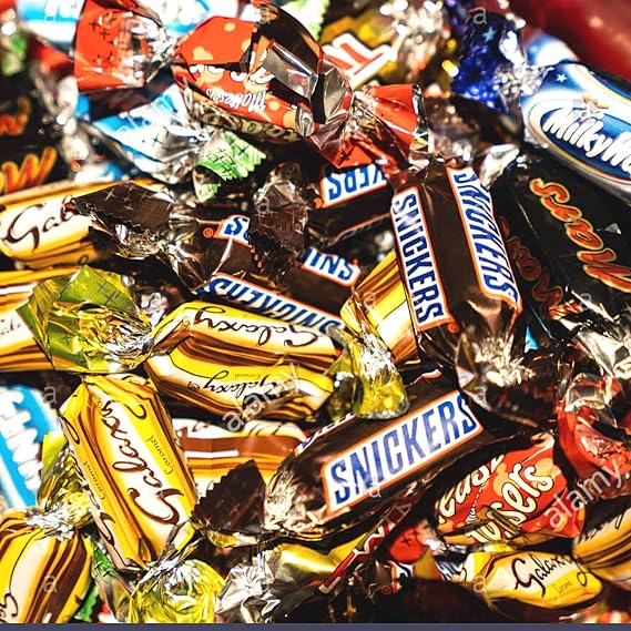Bulk Celebrations Chocolate 1 LB bag, Imported from the UK associated Chocolates with Ketostat Sticker