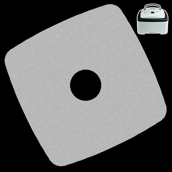 GUCUJI Premium Non-stick Silicone Dehydrated Sheet 5 Pack Fruit Dryer Mesh Nesco FD-80 FD-80A