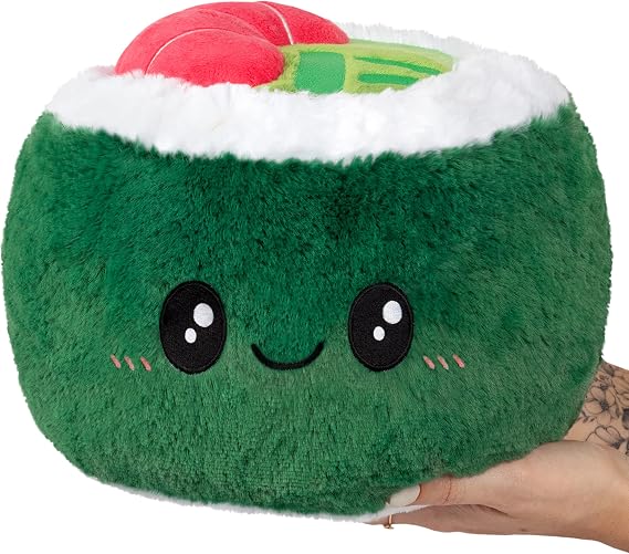 Squishable - Mini Sushi Roll - Comfort Food Collection - 8 in - Soft Toy Collectible Stuffed Animal