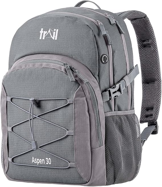 Trail Aspen Day Pack Backpack, 30L, Grey
