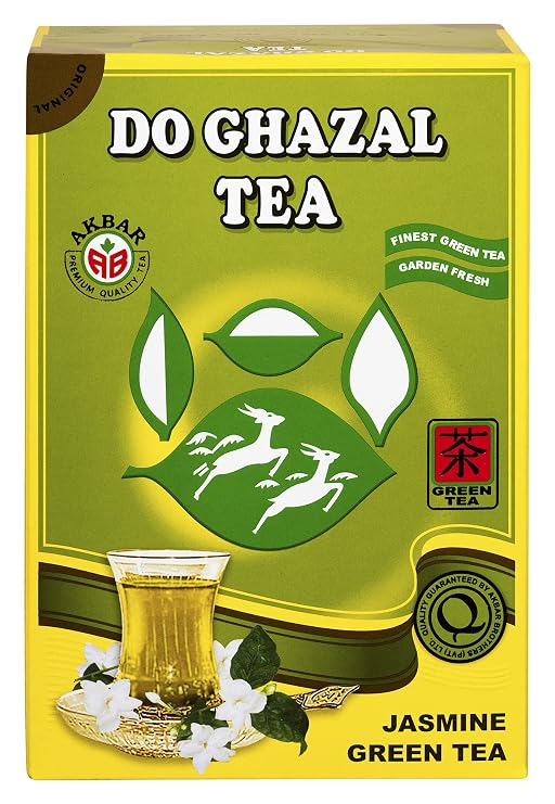 Do Ghazal Chineese Jasmin Green Tea 17.63oz Loose Tea Leaf 500g Box