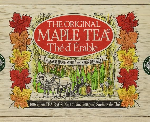 The Original Maple Tea in Wood Box - 100 Tea Bags