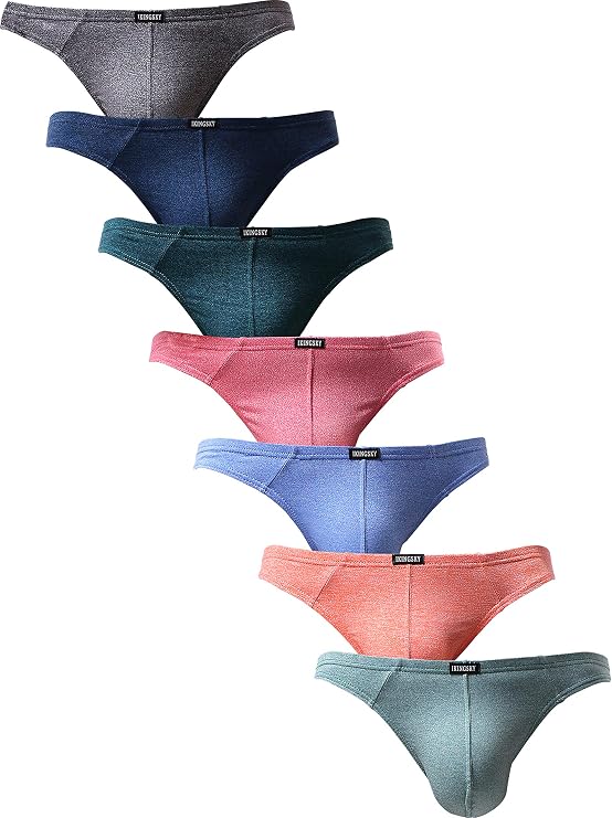 iKingsky Men's Thong Underwear Soft Stretch T-back Mens Underwear