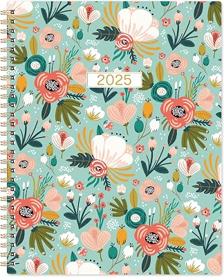 2025 Planner - Weekly Monthly Planner 2025 from Jan.2025 to Dec. 2025, 2025 Calendar Monthly Planner 8x10, Planner 2025 with Spiral bound, Large Blocks