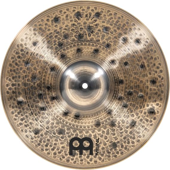 Pure Alloy Custom 16" Extra-thin Hammered Crash Smoked Bronze/Brilliant Finish Made in Germany,