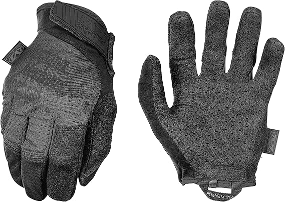Mechanix Wear Tactical Specialty Vent Gloves Black Small | High Dexterity & Touchscreen Capability for Airsoft, Paintball & Field Work with a Ventilated Tactical Design