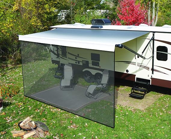 Solera Classic Shade Front Panel for 5th Wheel, Travel Trailer and Motorhome RV Awnings, 6' x 10'