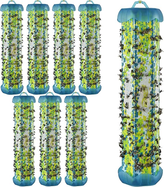 RESCUE! Fly TrapStik Indoor Hanging Fly Trap - 8 Pack